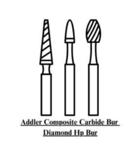 Adler Composite Carbide Bur Diamond Hp Bur 