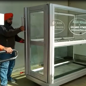 Underwater Treadmill for Humans with Unweighing System