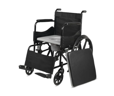 GHS LM Foldable Commode Wheelchair