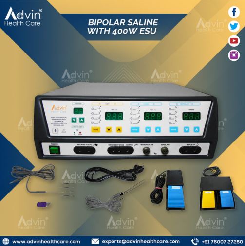 Bipolar Saline With 400W ESU