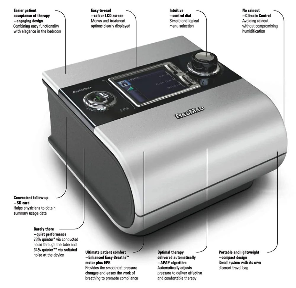 Resmed S9 Auto Set CPAP Machine